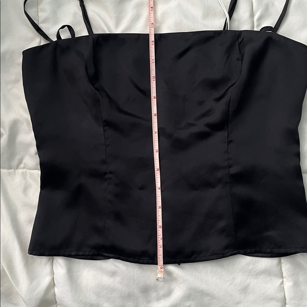 Reformation Overland Silk Top Black - Size 6 NWT - Picture 8 of 8
